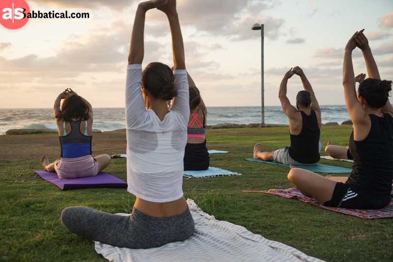 Teaching yoga is another great way to get paid while traveling.