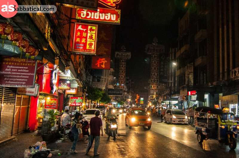 Chinatown during the night