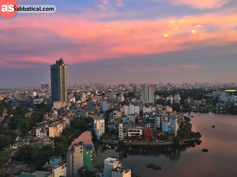 One of the best views of Hanoi.