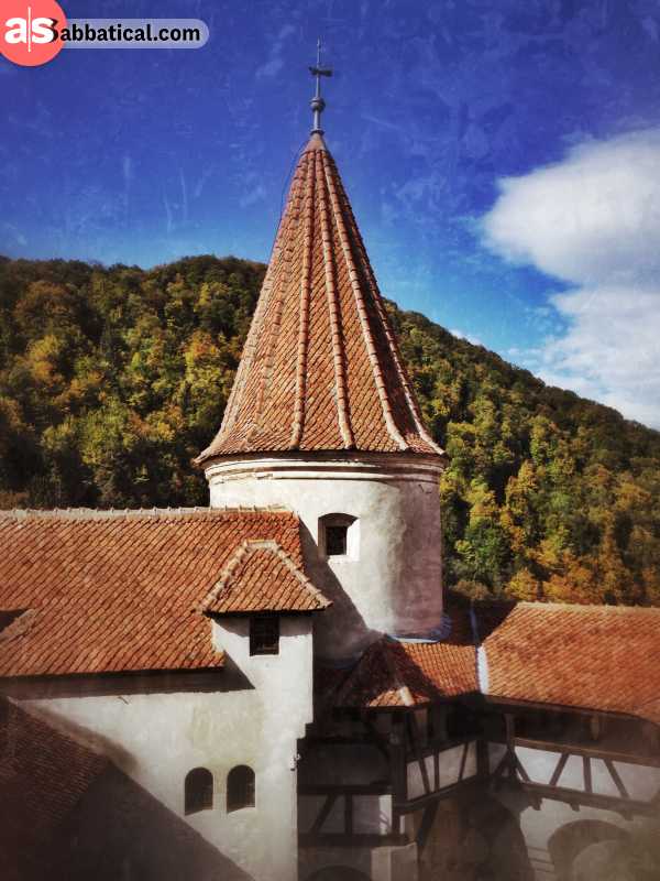 Beautiful Bran castle in Romania