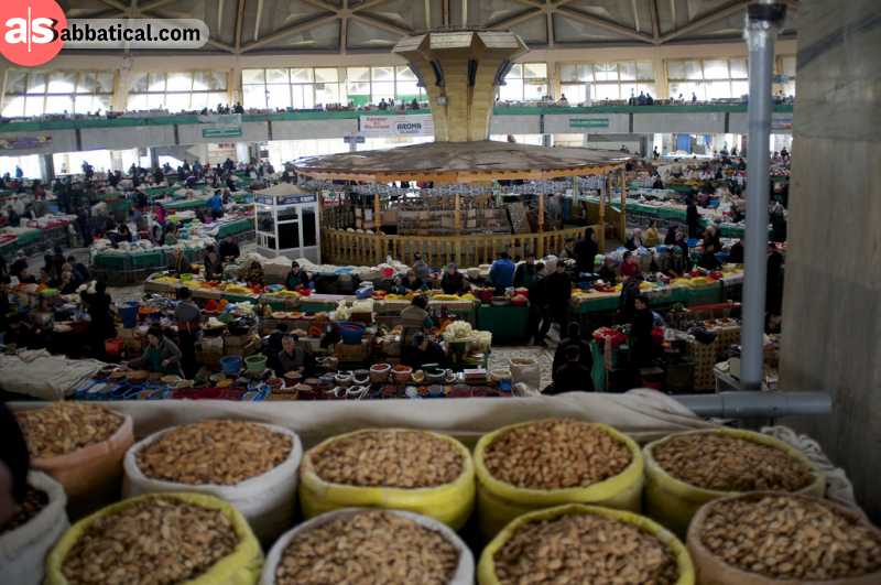 Chorsu Bazaar in Tashkent will really give you a perspective on where is Uzbekistan. Chorsu Bazaar in Tashkent will really give you a perspective on where is Uzbekistan.