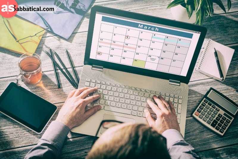 If you want to stay productive while working remotely, create a work schedule!