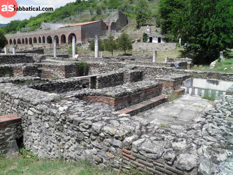 Heraclea Lyncestis ruins in Macedonia