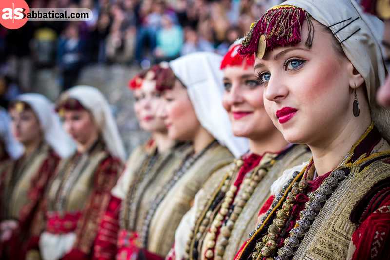 A traditional Macedonian wedding is full of vibes.