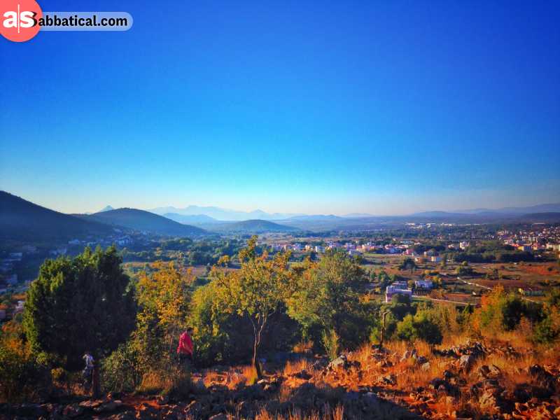 Medjugorje from the mountain