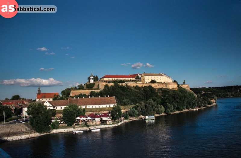 Petrovaradin fortress on Danube river