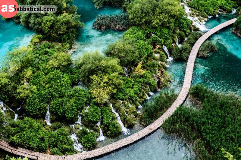 Walk through breathtaking nature in Plitvice national park