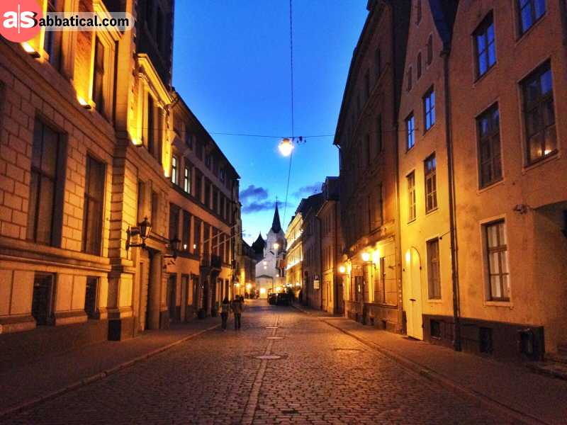 The Riga Old Town amazes with its intricate architecture.