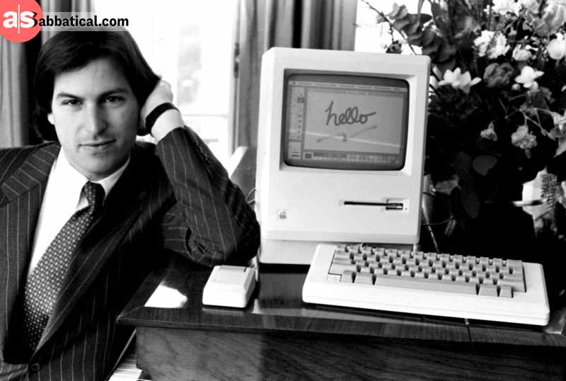 Steve Jobs success simply skyrocketed after launching the Macintosh. Image courtesy of Qlouder.