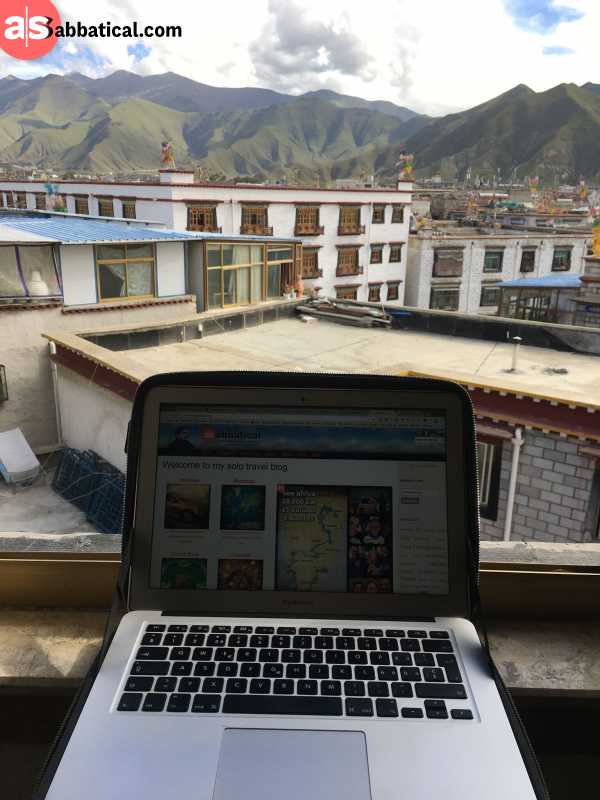 Working from Tibet