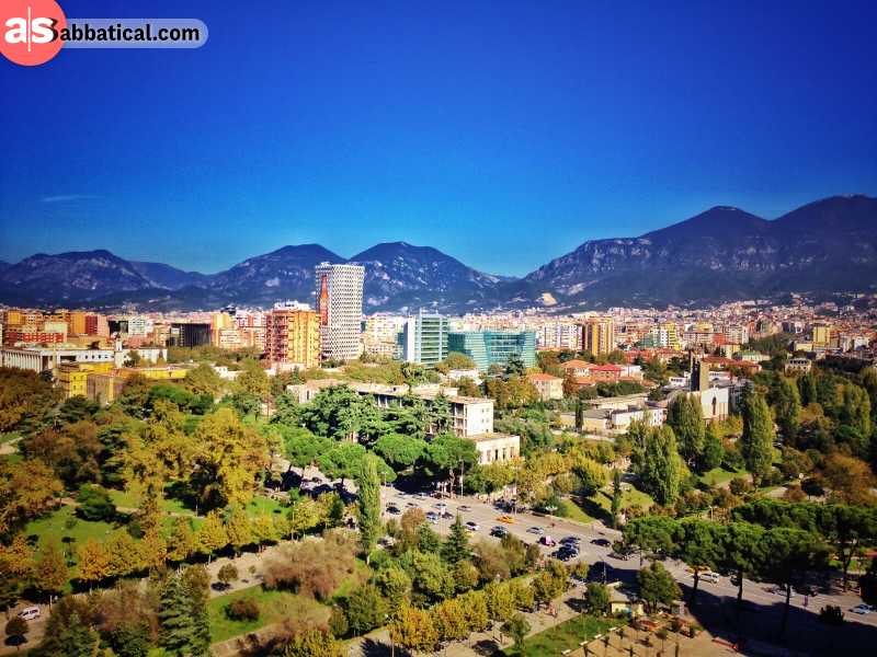 Tirana from above