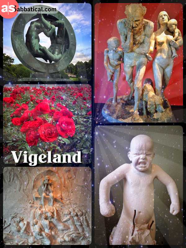 Vigeland Museum Oslo - admiring some of the most creative and expressionist scupltures