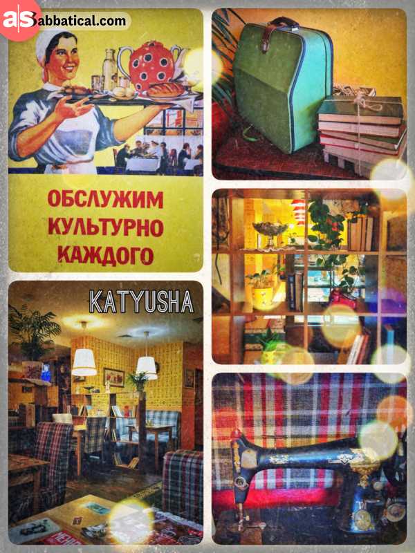 Katyusha - fast food chain with traditional food and ambient