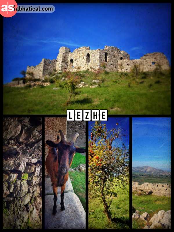 Lezhë Castle - lively castle ruin with stunning view