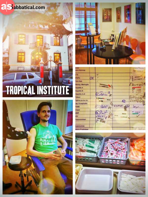Tropical Institute - getting ready for extensive international travel