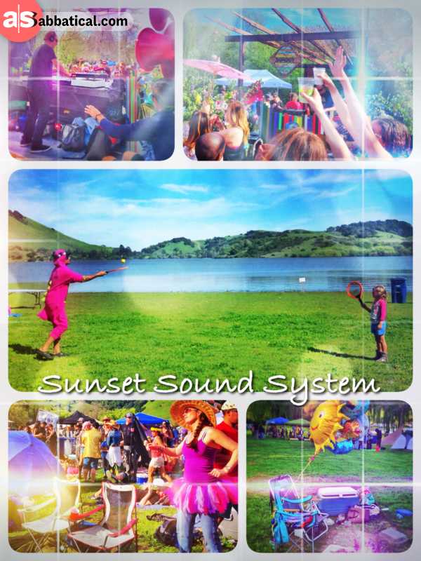 Sunset Sound System - opening the outdoor dancing season with a great daytime rave by the lake