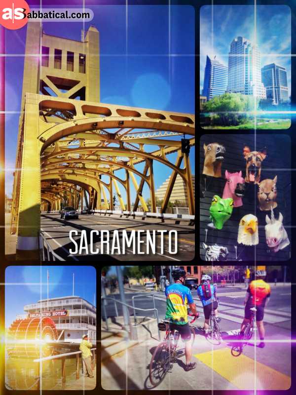 Sacramento - pretty quiet on a weekend, but there is still plenty of stuff to do and see