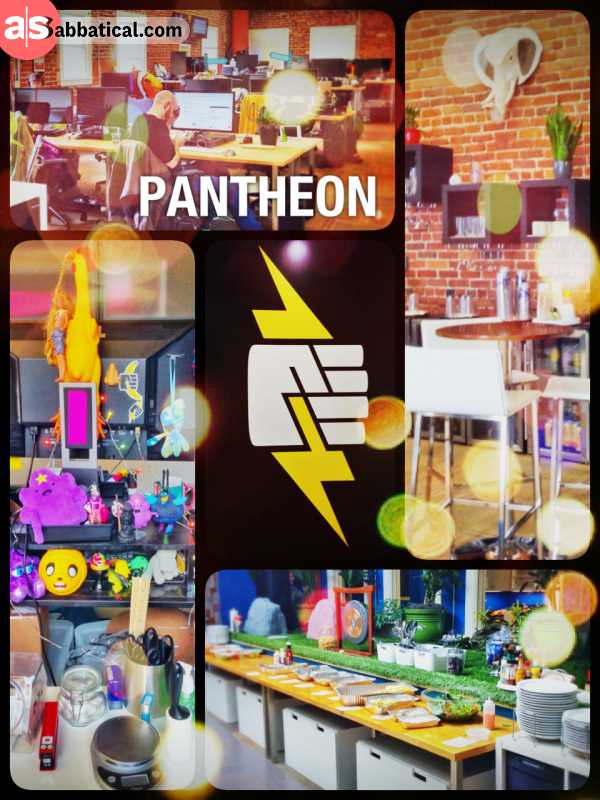 Pantheon - meeting my friends at a great web hosting company for a juicy lunch