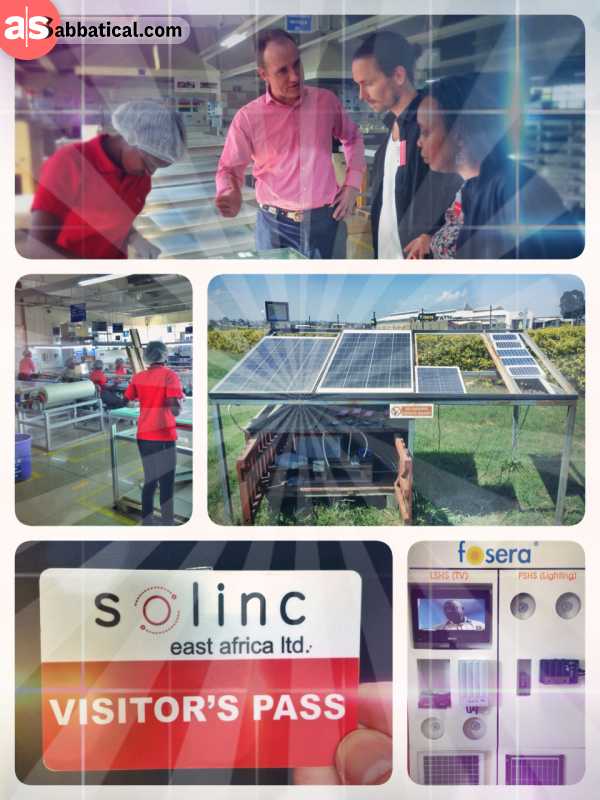 Solinc - rare manufacturing (assembly) plant for solar panels and home systems in Kenya