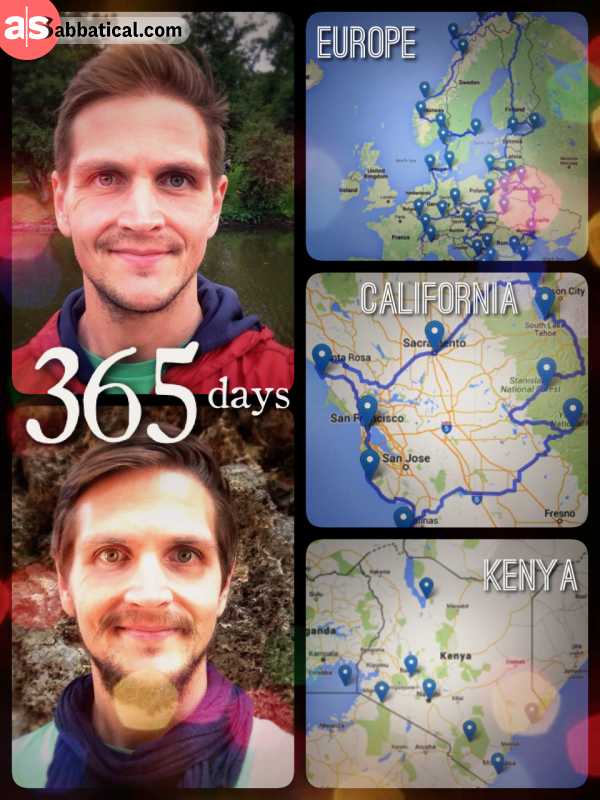 365 days on the road - 365 days ago I left Switzerland, my home and job to travel the world!