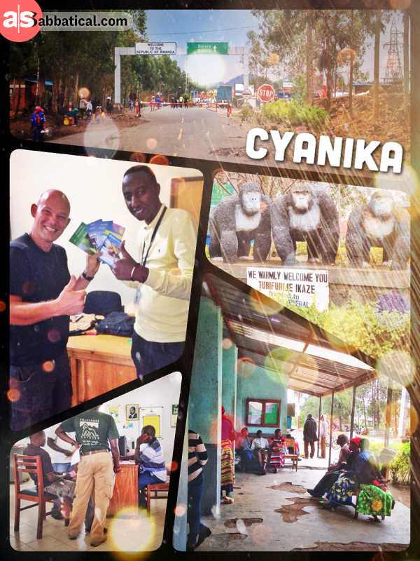 Cyanika (Uganda - Rwanda) - pretty friendly and fast border crossing from Uganda to Rwanda