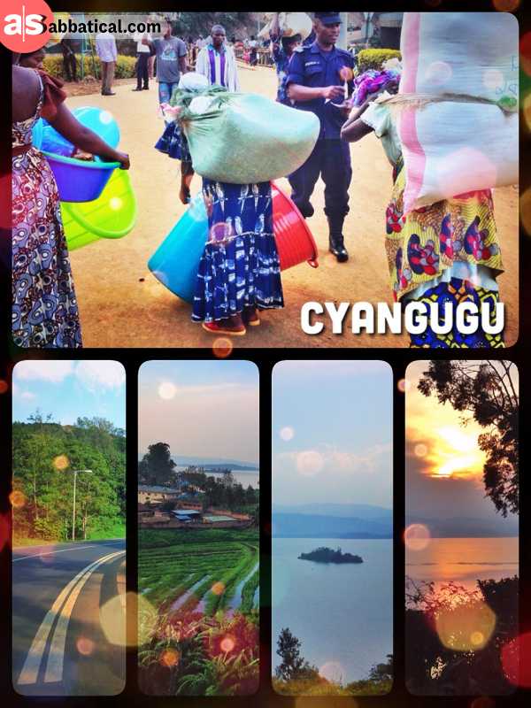 Cyangugu - walking along Lake Kivu's coast and the border to the Congo