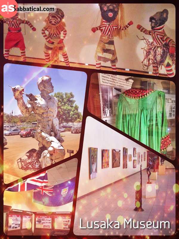 Lusaka National Museum - where beautiful contemporary art meets Zambian history and culture in one exhibition