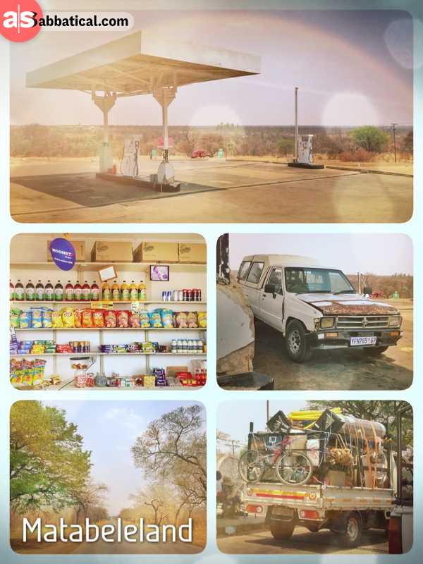 Matabeleland - driving through the middle of nowhere and talking our way out of fines / bribes