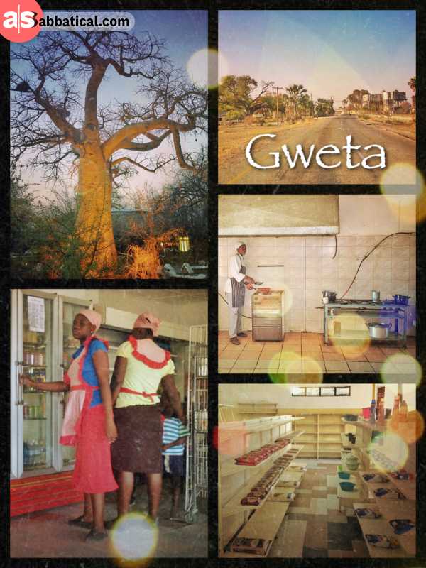 Gweta - enjoying the magic of mighty baobab trees, but cannot find any petrol in town!