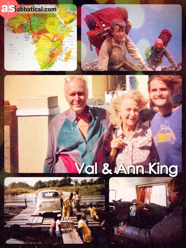 Ann & Val King - making new friends through staying with locals and sharing the passion of travels