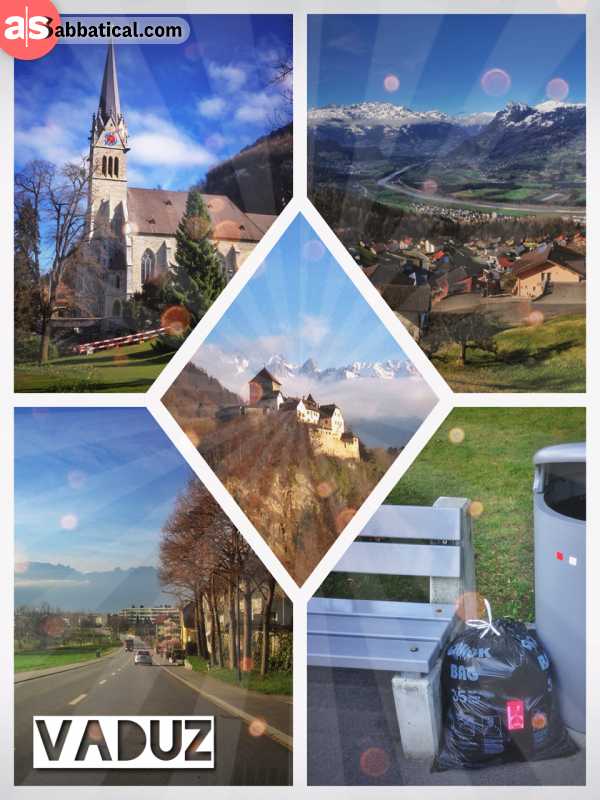 Vaduz - the capital of Liechtenstein feels like a small village but has a great castle