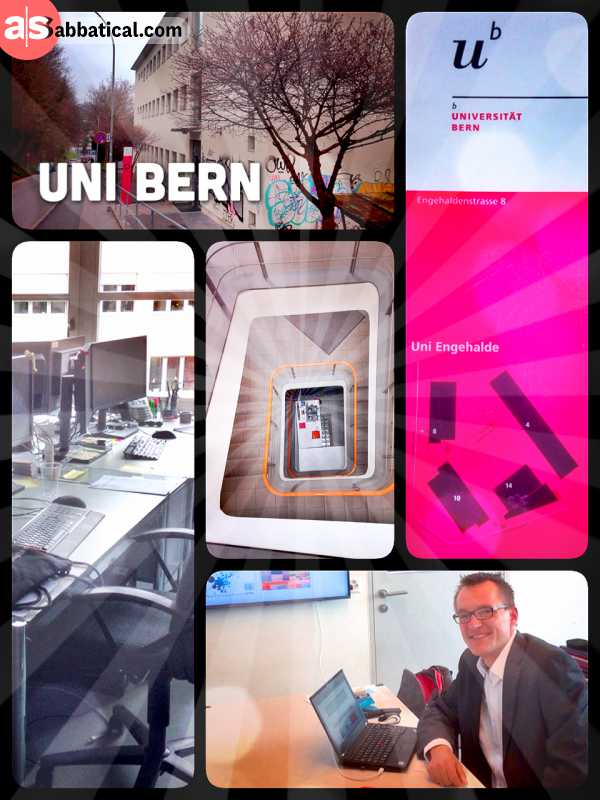 Institut für Wirtschaftsinformatik Uni Bern - meeting Matthias Stürmer of the digital sustainability research institute in Bern