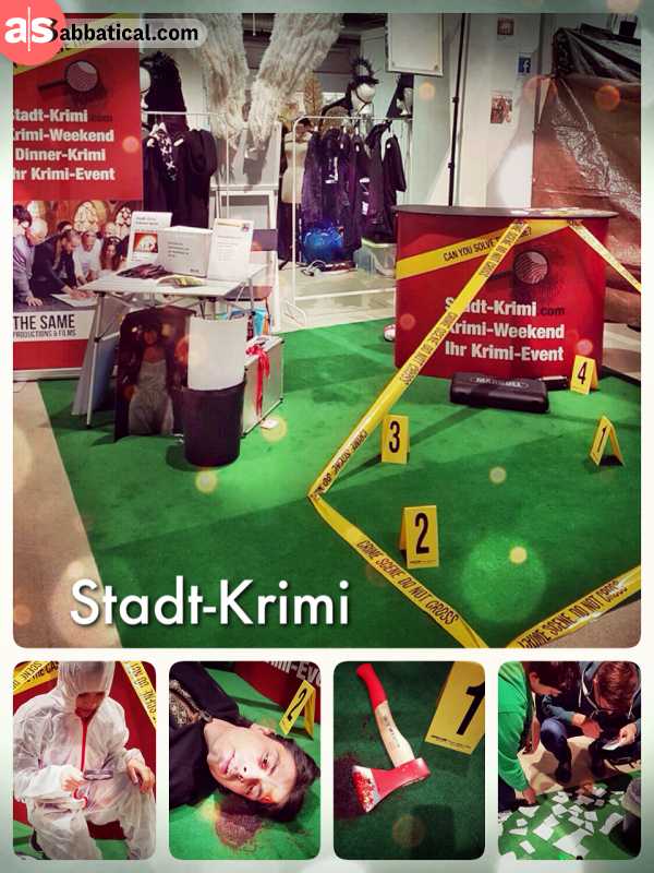 Stadt-Krimi - helping to create an uniquely thrilling mystery event exhibition booth