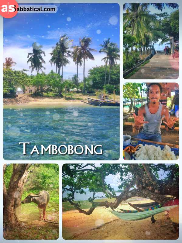 Tambobong Beach - spending a relaxing weekend with good friends, good food and golden sand