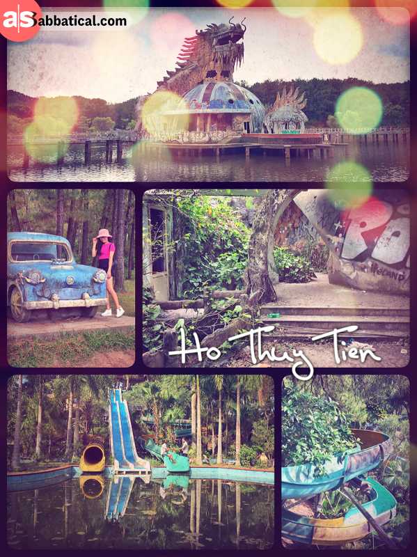 Ho Thuy Tien - exploring the abandoned and haunted waterpark in Vietnam near Hue