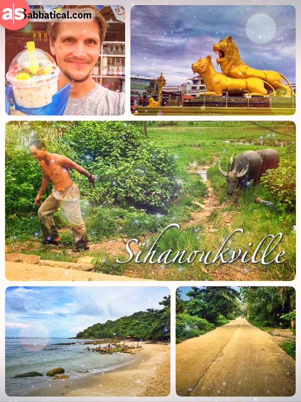 Sihanoukville - exploring the famous beach city and the rural village one street behind