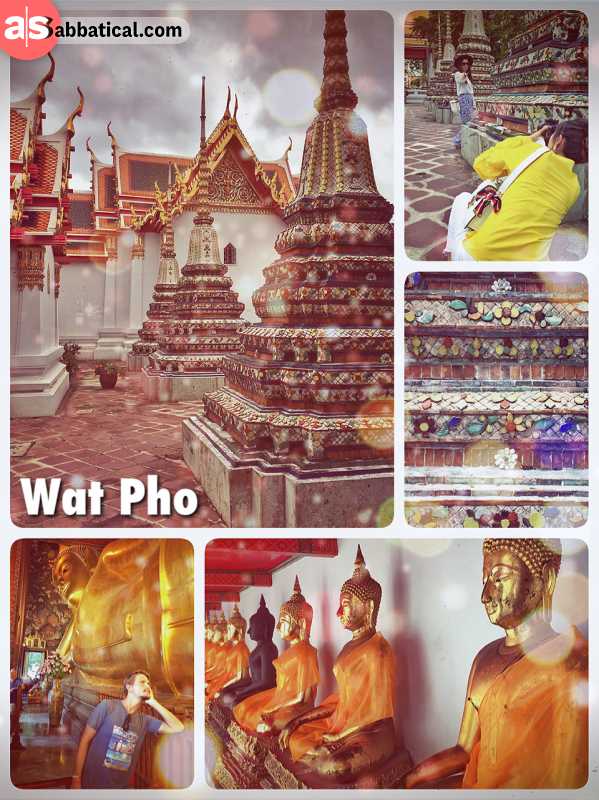 Wat Pho Temple - Thailand's most important royal temple with the largest Buddha