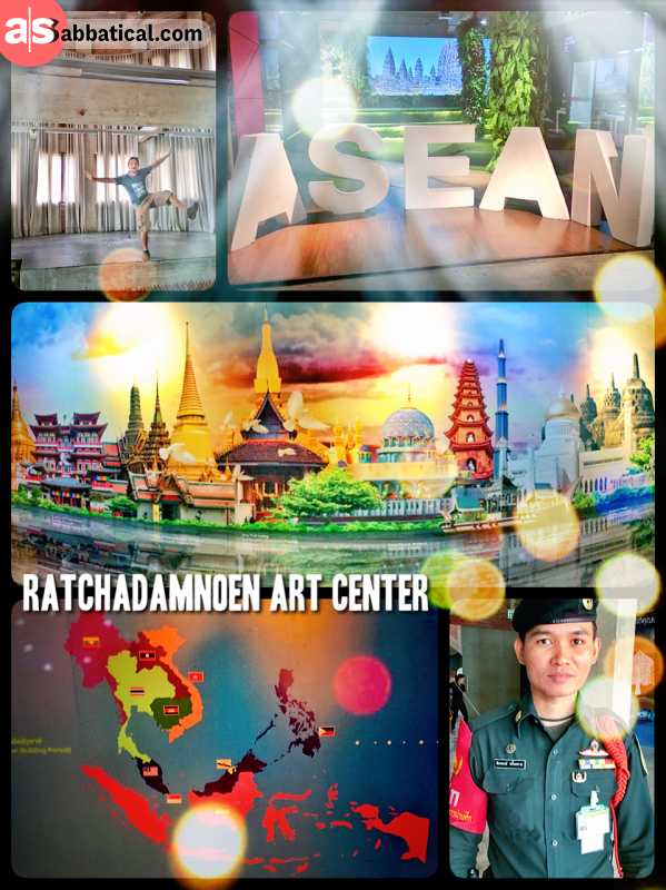 Ratchadamnoen Art Center - a fusion of contemporary art and an informative ASEAN exhibition