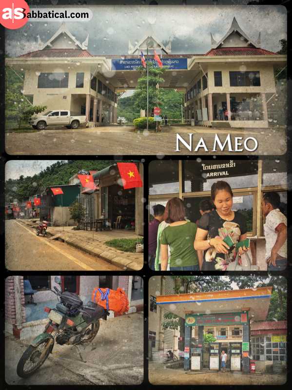 Na Meo (border Vietnam > Laos) - leaving Vietnam after a long drive on my motorbike on great roads