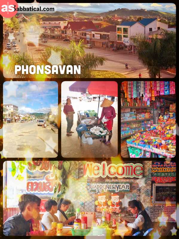 Phonsavan - reaching the small provincial capital in time before sunset