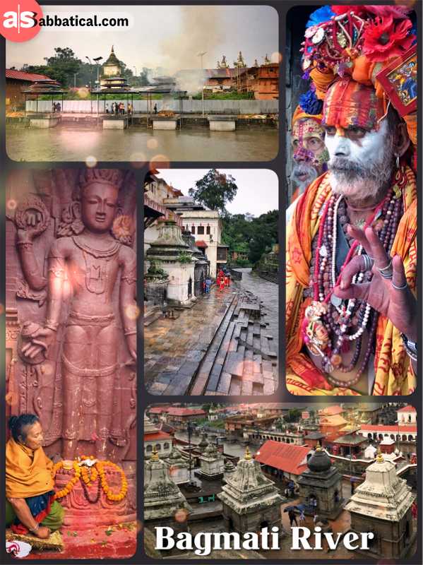 Bagmati River - a series of temples and a religious burning ritual in Kathmandu