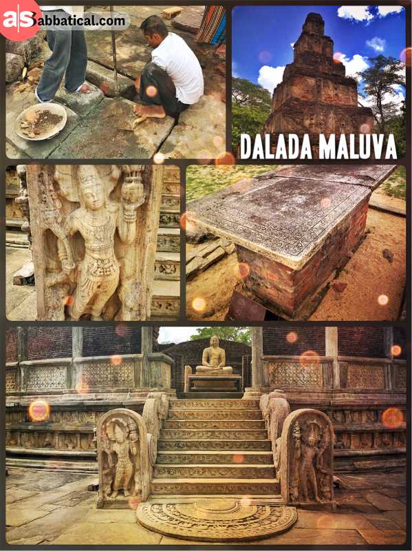 Sacred Quadrangle (Dalada Maluva) - a series of temples and shrines within the royal city Polonnaruwa