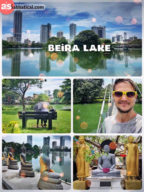 Beira Lake - a green oasis in middle of a bustling city and business district