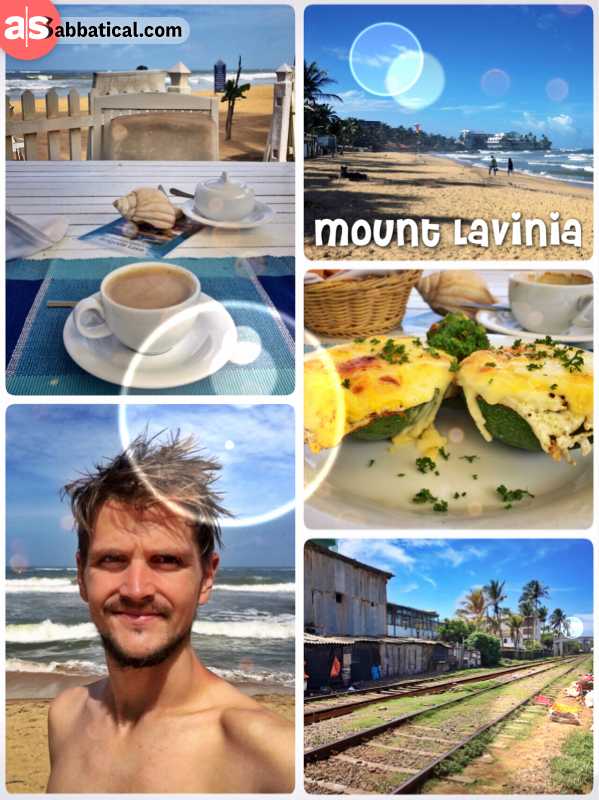 Mount Lavina - best way to spend my very last day in Sri Lanka, at the golden beach