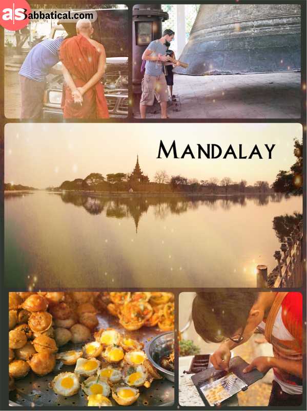 Mandalay - royal capital of Myanmar (Burma) and home to many Buddhist pagodas