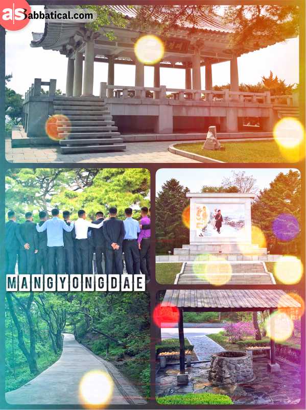 Mangyŏngdae Kim Il-sung's Birthplace - a beautiful park, nationally celebrated by the DPRK (North Korea)