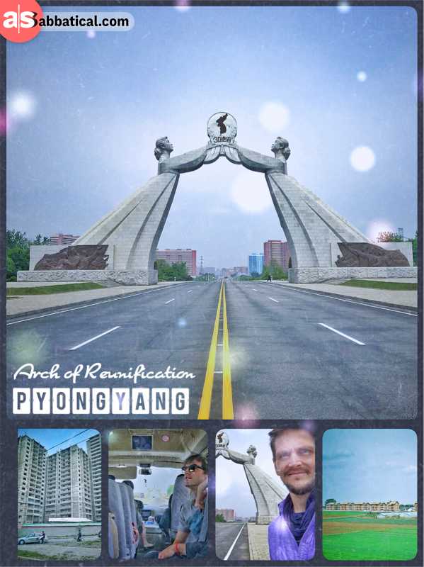 Arch of Reunification - one man's great dream to unify a divided nation without filling the gap