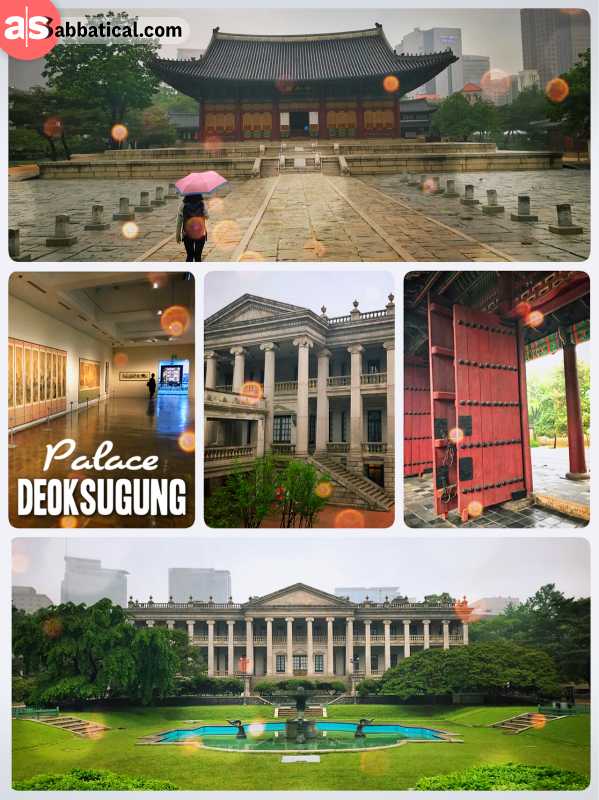 Deoksugung Palace - hiding from the rain in Seoul's royal palace and national arts museum