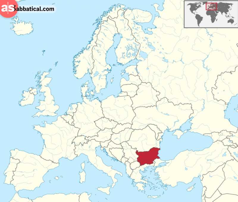Where is Bulgaria in Europe?