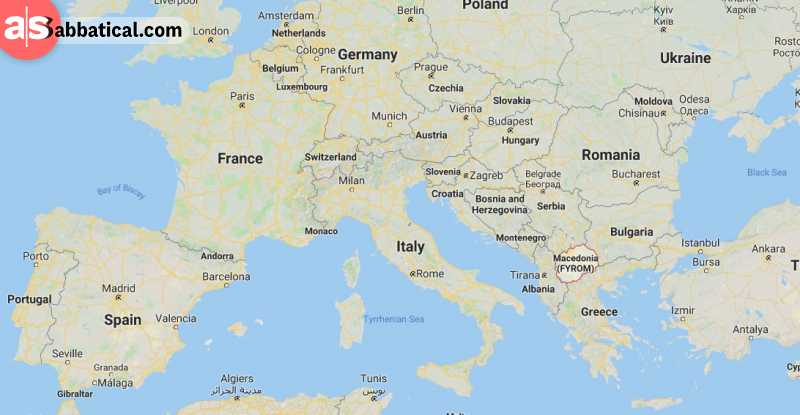 Samle væv tilskadekomne Where is Macedonia on the Map? (You'll Never Guess!) | aSabbatical